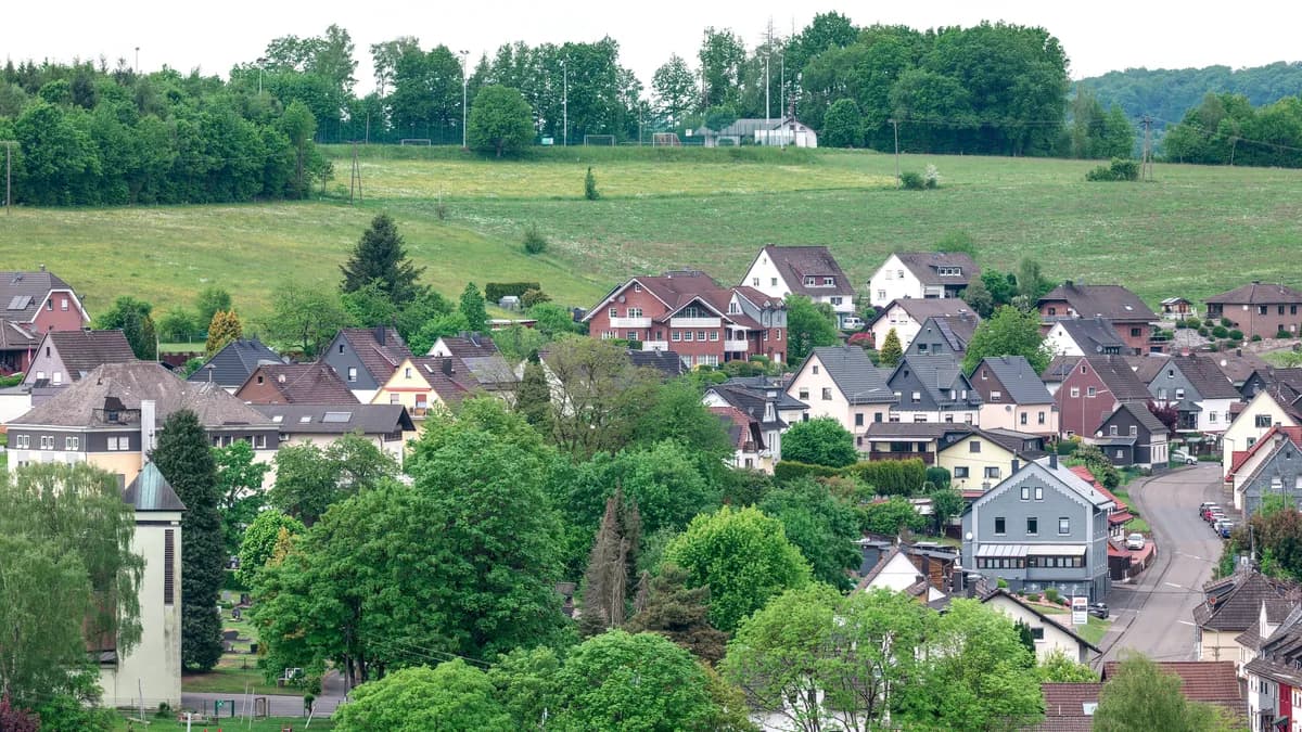 Stadtansicht von Katzwinkel (Sieg)