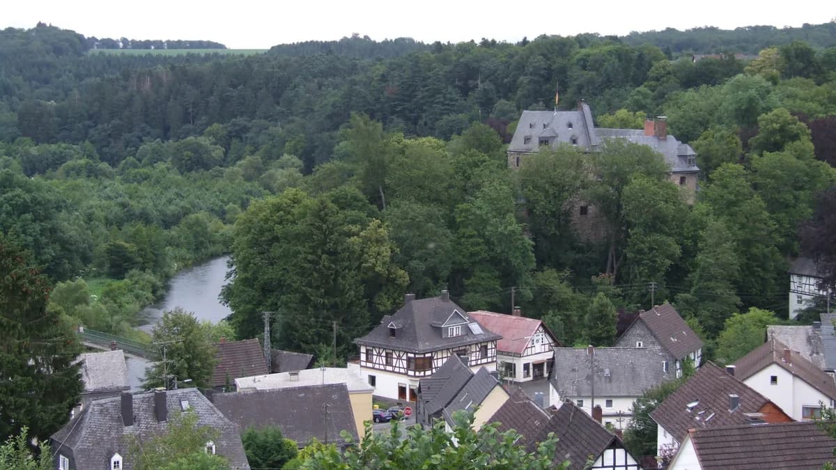 Stadtansicht von Wissen